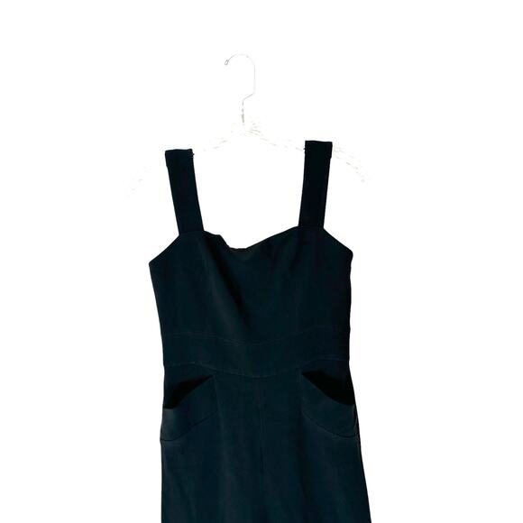 ALEXIS Black Dressy Date Night Out Party Juno Wide Leg Jumpsuit Size Medium - Picture 4 of 12